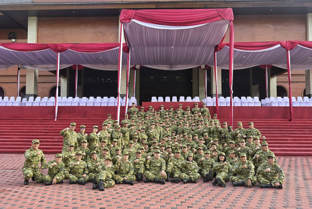 Suasana retreat Kabinet Merah Putih hari kedua di Akmil, Magelang, Jawa Tengah, Sabtu (26/10/2024). Foto: Rusman/Biro Pers Sekretariat Presiden