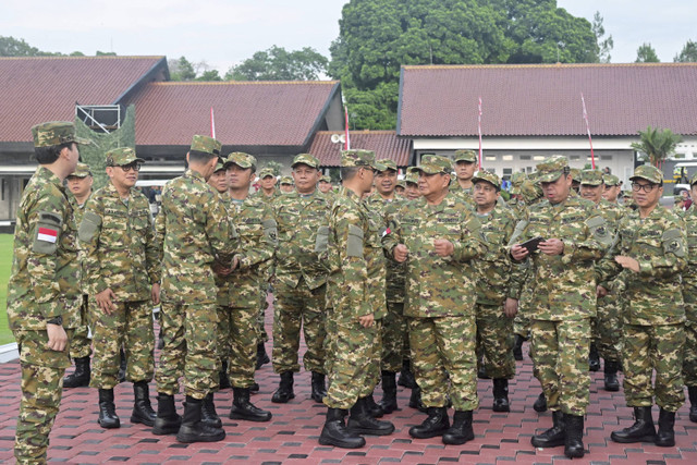 Suasana retreat Kabinet Merah Putih hari kedua di Akmil, Magelang, Jawa Tengah, Sabtu (26/10/2024).  Foto: Rusman/Biro Pers Sekretariat Presiden