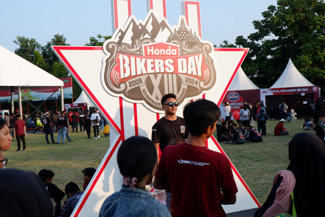 Suasana acara Honda Bikers Day 2024 di Klaten, Jawa Tengah (26/10/2024). Foto: Sena Pratama/kumparan