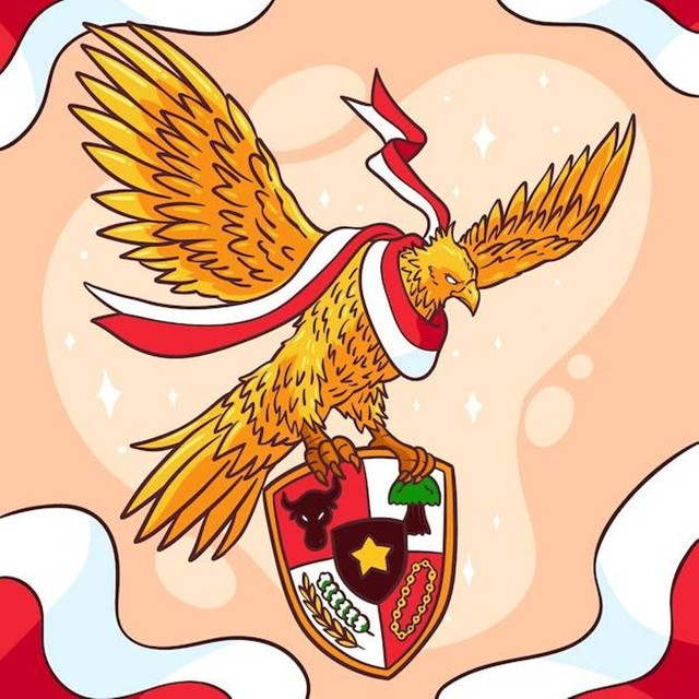 illustrasi garuda pancasila (https://www.freepik.com/)