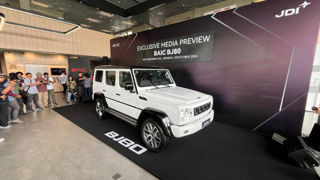 Mobil SUV asal China, BAIC BJ80 hadir perdana di Indonesia. Foto: Aditya Pratama Niagara/kumparan