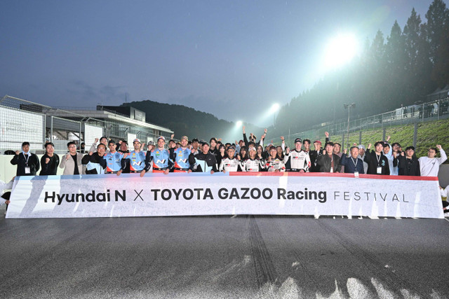 Keseruan Hyundai N x Toyota Gazoo Racing Festival di Yongin Speedway, Korea Selatan. Foto: Hyundai