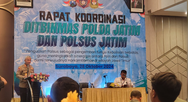 Sinergitas dengan Kepolisian, Rupbasan Mojokerto Hadiri Rakor Polsus Jawa Timur