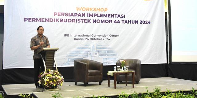 Direktorat SDM IPB Adakan Workshop Permendikbudristek Nomor 44 Tahun 2024