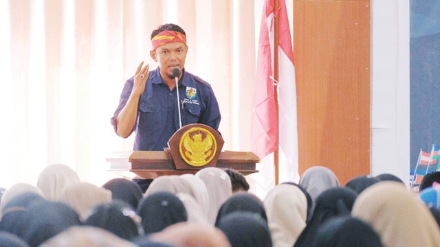 Muhammad Iradat (Dae Redo), Ketua KNPI Dompu. Dokumentasi KNPI.