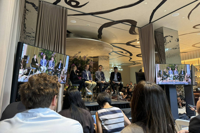 Suasana acara Lazada Confergence Forum di Mondrian Singapore Duxton, Singapura, Selasa (29/10/2024). Foto: Luthfi Humam/kumparan