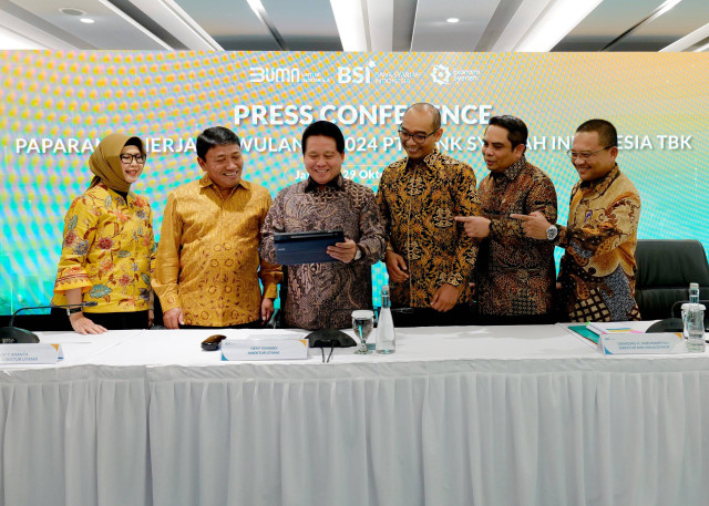 Paparan kinerja kuartal III 2024 PT Bank Syariah Indonesia Tbk (BSI), Selasa (29/10/2024). Foto: BSI