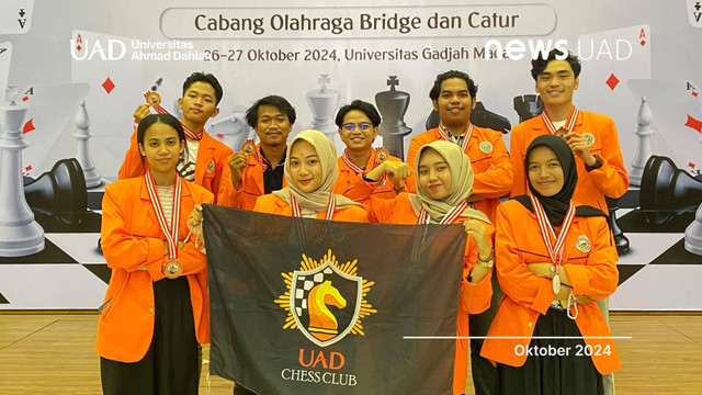 Universitas Ahmad Dahlan (UAD) Chess Club Juarai POMDA DIY (Dok. Pujo)