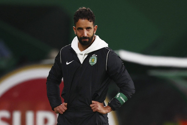 Pelatih Sporting CP Ruben Amorim.  Foto: Pedro Nunes/Reuters