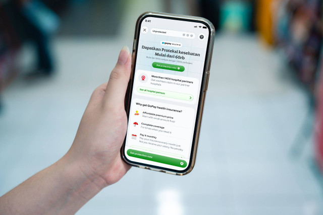 Pertama di aplikasi GoPay, pengguna bisa akses asuransi kesehatan lengkap mulai dari Rp 60 ribu. Foto: GoPay