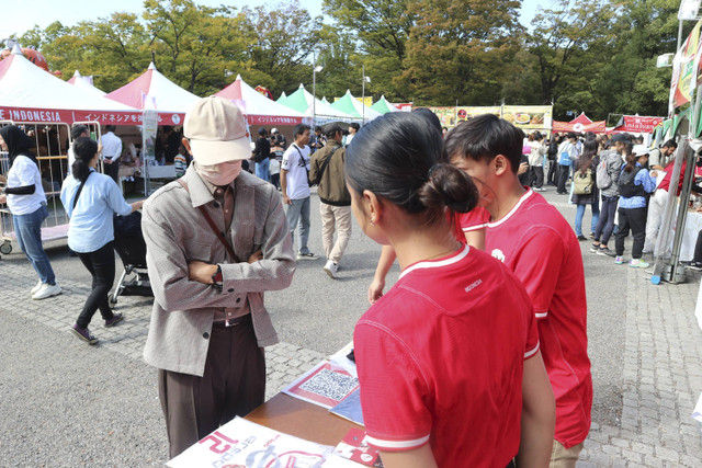 Pameran jersey Timnas Indonesia di Tokyo, Jepang, pada Oktober 2024. Foto: Dok. Erspo