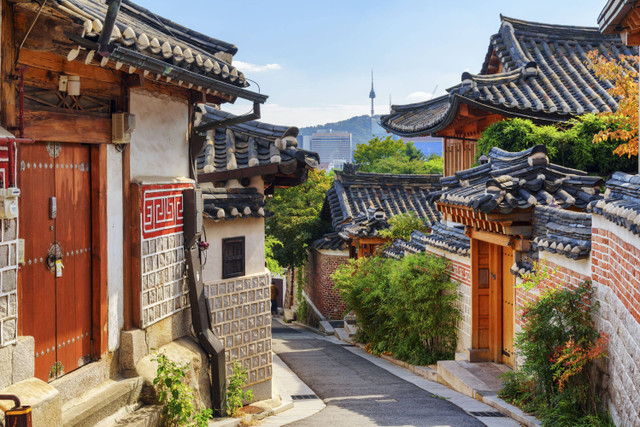 Bukchon Hanok Village di Seoul, Korea Selatan. Foto: Shutterstock