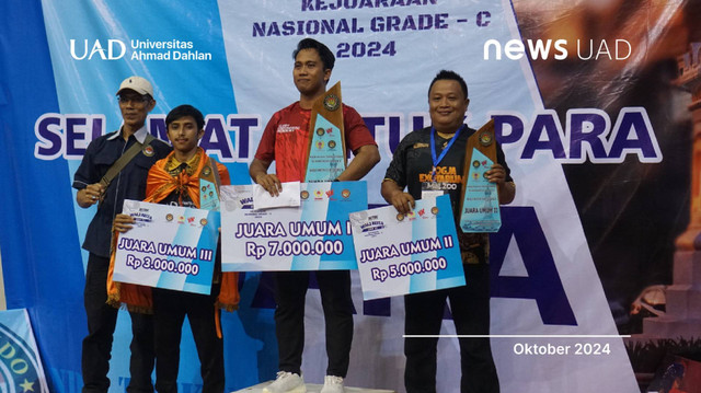 UKM Taekwondo Universitas Ahmad Dahlan (UAD) Raih Prestasi Gemilang di Walikota Cup XI Yogyakarta (Dok. UKM Taekwondo)