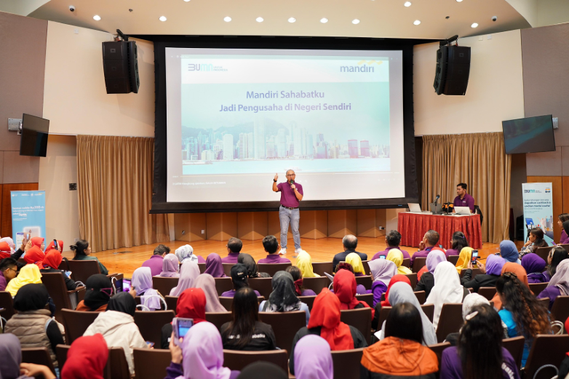 Mandiri Sahabatku sebagai program pelatihan literasi keuangan dan kewirausahaan untuk pekerja migran Indonesia (PMI). Foto: Dok. Bank Mandiri