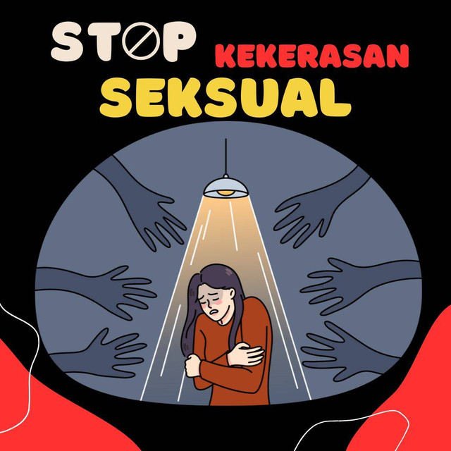 Gambar berasal dari canva Red and Purple Illustration Stop Gender Violence Instagram Post