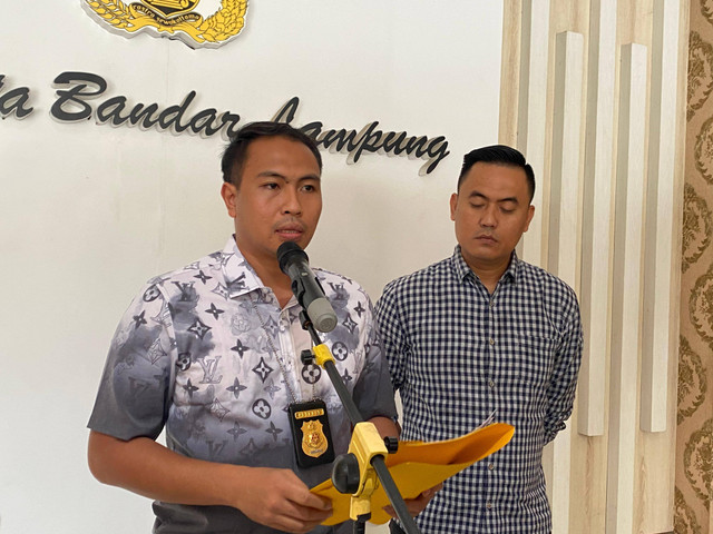 Kasatreskrim Polresta Bandar Lampung, Kompol Mukhammad Hendrik Apriliyanto. | Foto: Sinta Yuliana/Lampung Geh