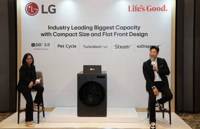 PT LG Electronics Indonesia meluncurkan LG Washing Machine AI DD 2.0. Foto: dok. LG