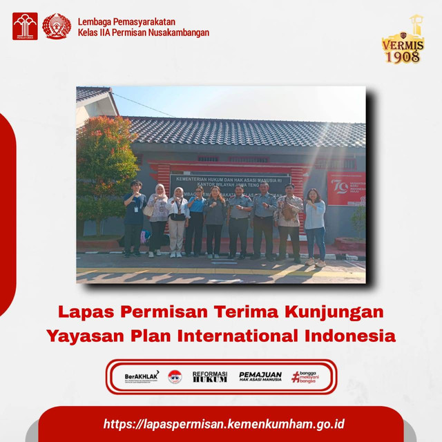 Lapas Permisan Terima Kunjungan Yayasan Plan Internasional Indonesia