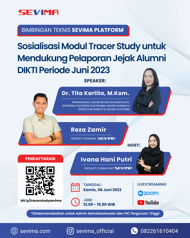 Ribuan Peserta Ikut Seminar SEVIMA Seputar Sosialisasi Modul Tracer Study