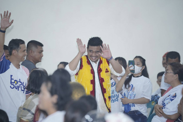 Cagub Sumut Bobby Nasution kampanye di Kepulauan Nias. Foto: Dok. Istimewa