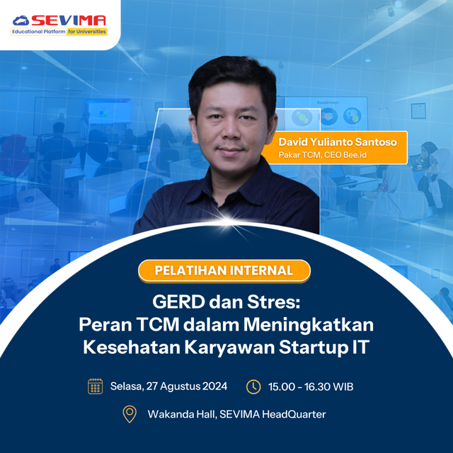 Ribuan Peserta Ikuti Seminar SEVIMA Seputar GERD dan Stres