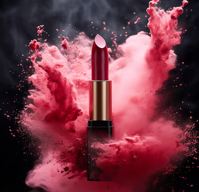 Illustrasi Lipstick Effect. Sumber: https://www.freepik.com/premium-ai-image/fashion-lipstick-smoke-effect-explosion-minimalist-background-generated-ai_63185602.htm