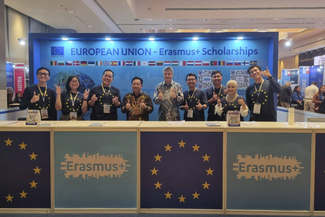 Pameran pendidikan tinggi Uni Eropa, Europe Higher Education Fair (EHEF) 2024, di Menara Astra, Jakarta Pusat, Sabtu (2/11/2024). Foto: Uni Eropa