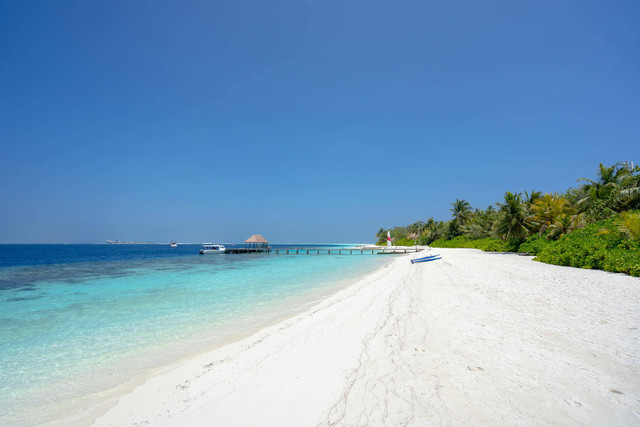 Pantai Teluk Putri   Foto hanya ilustrasi bukan tempat sebenarnya. Sumber: pexels: Asad Maldives