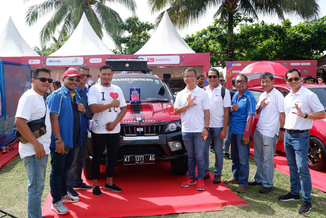 Meriah suasan acara Daihatsu Kumpul Sahabat Balikpapan 2024. Foto: Sena Pratama/kumparan