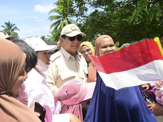 Presiden Prabowo Subianto melakukan kunjungan kerja ke Merauke, Papua, Minggu (3/11/2024). Foto: Rusman/Biro Pers Sekretariat Presiden