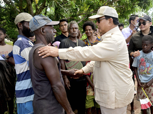 Presiden Prabowo Subianto melakukan kunjungan kerja ke Merauke, Papua, Minggu (3/11/2024). Foto: Rusman/Biro Pers Sekretariat Presiden