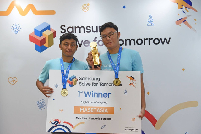 Pemenang Samsung SFT 2024 kategori siswa SMA/MA/SMK. Foto: Samsung.