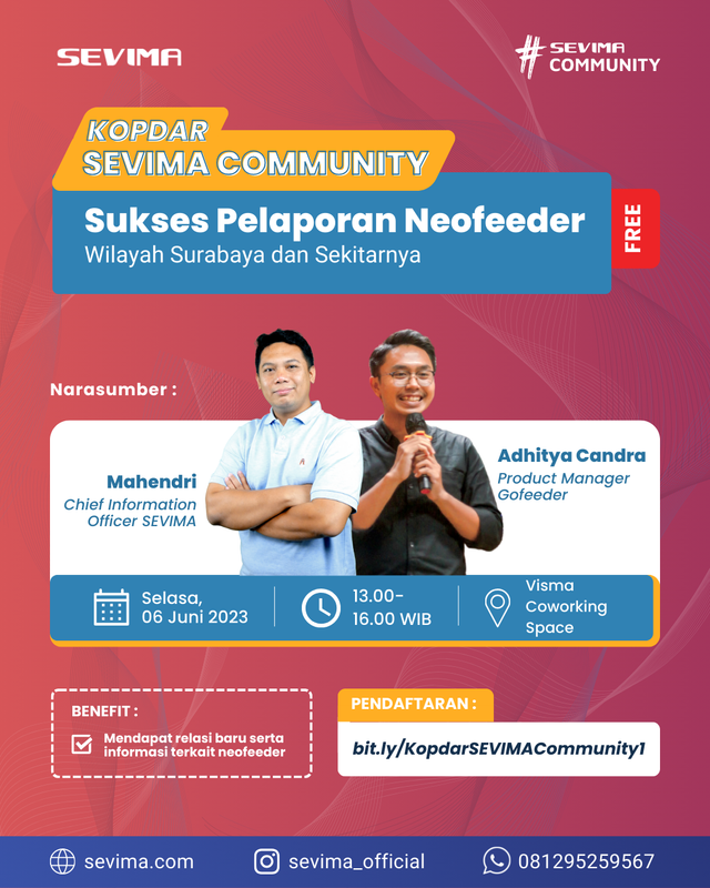 Ribuan Peserta Ikuti Seminar SEVIMA Seputar Pelaporan Neofeeder Wilayah Surabaya