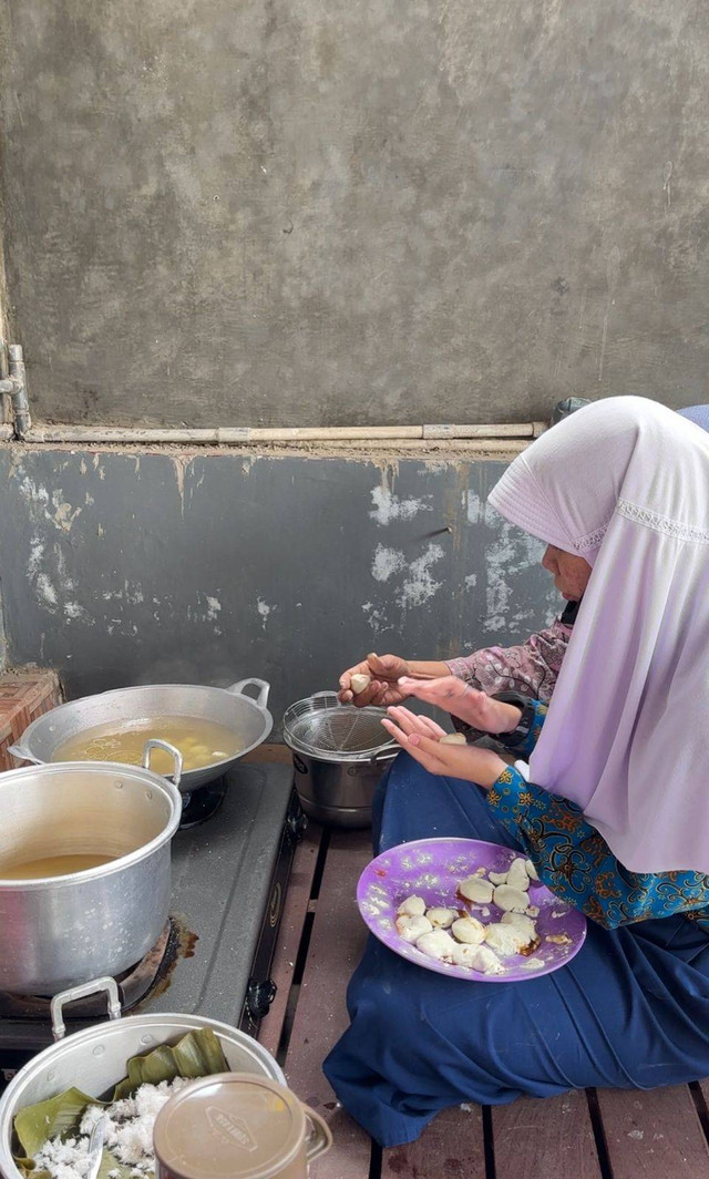 photo salah satu siswi yang memiliki keterampilan masak di salah satu instansi (dokumen Pribadi)