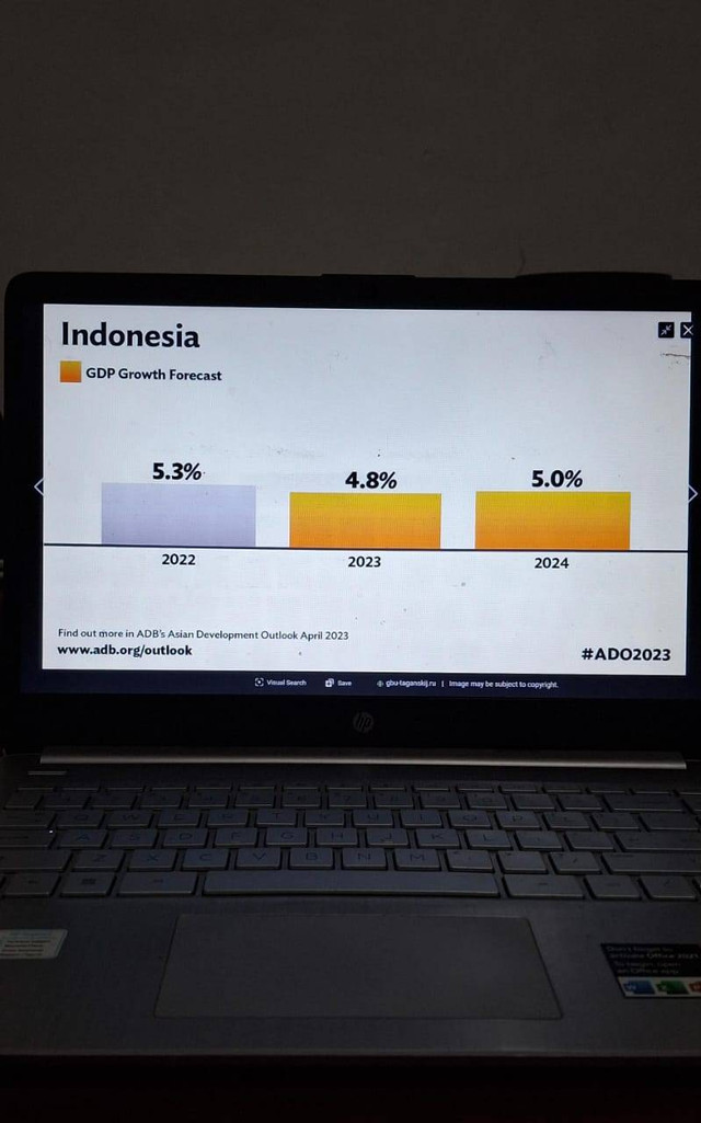 Photo koleksi pribadi penulis: Data ekonomi Indonesia