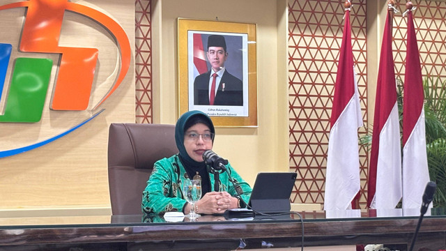 Plt. Kepala Badan Pusat Statistik (BPS) Amalia Adininggar Widyasanti di Kantor Pusat BPS, Selasa (5/11). Foto: Ave Airiza Gunanto/kumparan