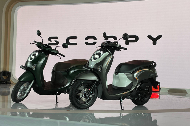 PT Astra Honda Motor (AHM) meluncurkan Honda Scoopy generasi ke-6 di Bekasi, Jawa Barat, Selasa (5/11/2024). Foto: Sena Pratama/kumparan