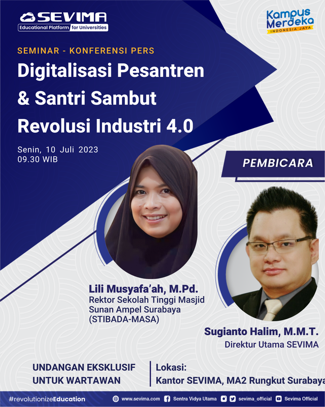 Ribuan Peserta Ikuti Seminar SEVIMA Seputar Digitalisasi Pesantren 4.0