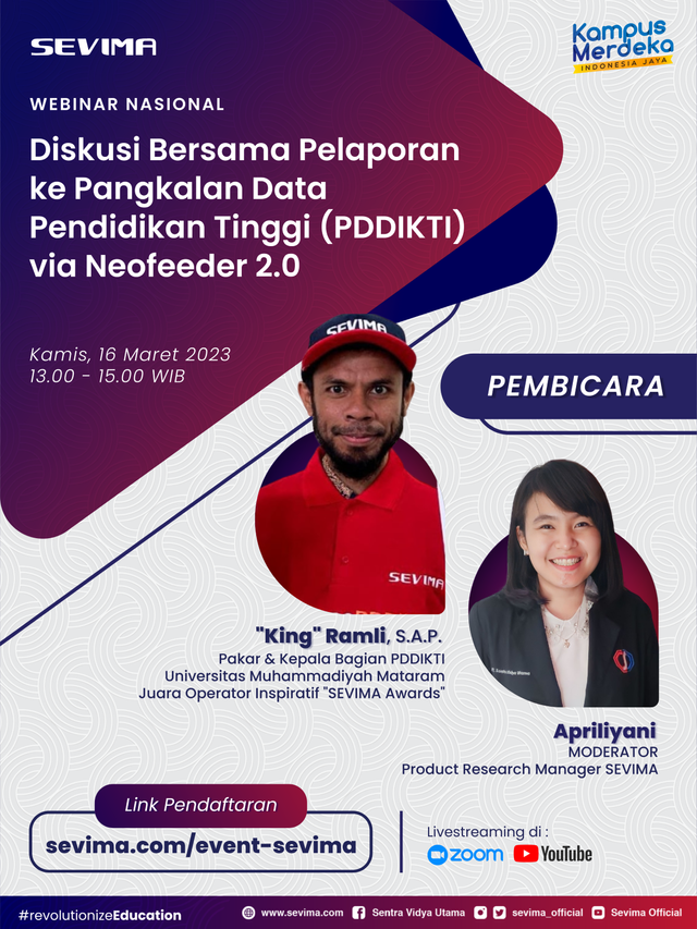 Ribuan Peserta Ikuti Seminar SEVIMA Seputar Neofeeder 2.0