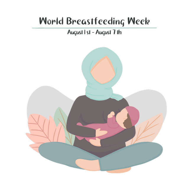 Ilustrasi ; https://id.pngtree.com/freepng/hand-drawn-world-breastfeeding-week-mother-wearing-hijab-illustration_6544315.html