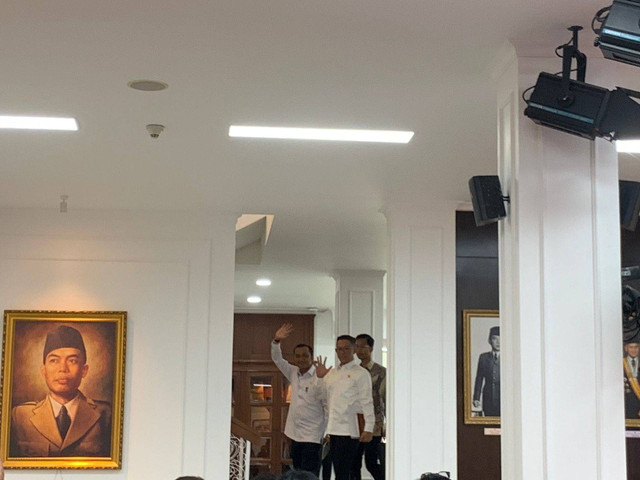 Menteri-menteri dan kepala lembaga/badan Kabinet Merah Putih di Kantor Presiden, Jakarta, Rabu (6/11/2024). Foto: Luthfi Humam/kumparan