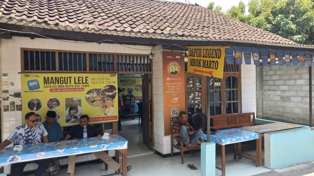 Suasana Mangut Lele Mbok Marto Ijoyo di Sewon, Kabupaten Bantul. Foto: Dok. Istimewa