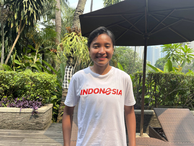 Pemain Timnas Wanita Indonesia asal Samarinda, Citra Ramadhani. Foto: Antika Fahira/kumparan