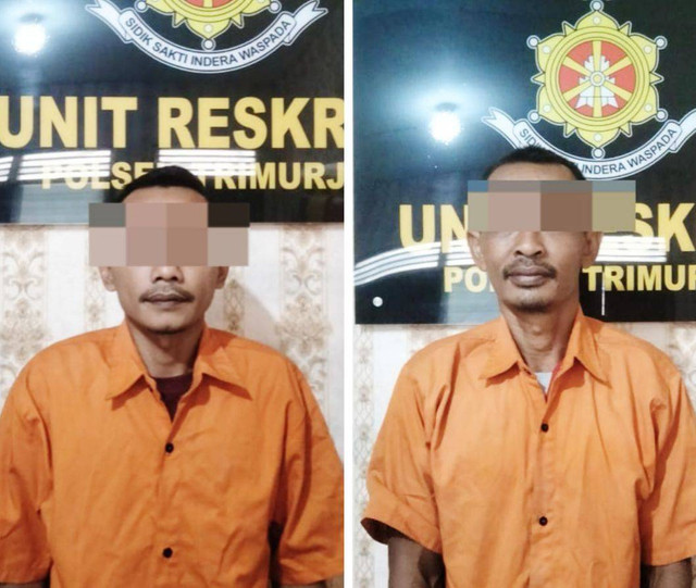 Kedua pelaku pemalsuan SIM ditangkap Polisi. | Foto: Dok Istimewa