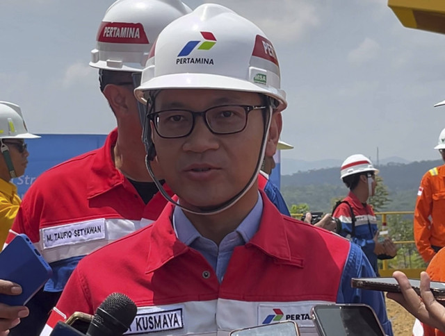 Director Central Marketing and Trading Pertamina Patra Niaga, Maya Kusmaya usai gelaran Kolaborasi Upaya dekarbonisasi Nikel PT Vale Indonesia dan PT Pertamina Patra Niaga di Solia Hill, di Pertambangan Vale, Sulawesi Selatan, Kamis (7/11/2024). Foto: Widya Islamiati/kumparan