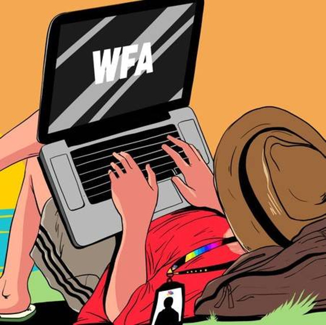 Ilustrasi Work From Anywhere (WFA), sumber foto by Dwi putri