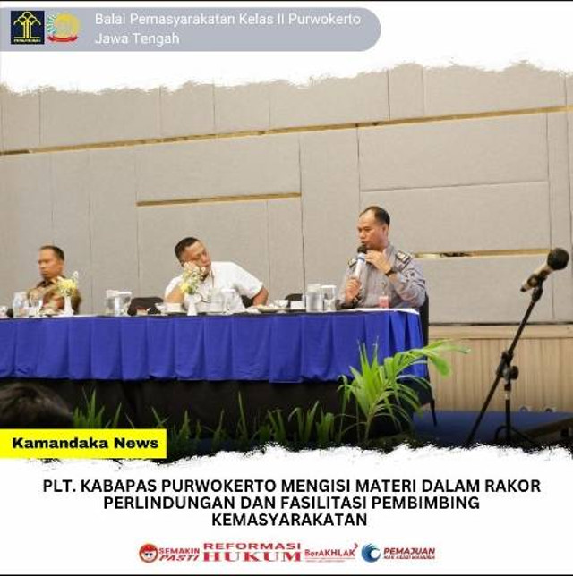 Plt. Kabapas Mengisi Materi Di Rakor Perlindungan dan Fasilitasi PK