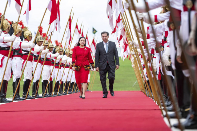 Ketua DPR Puan Maharani menghadiri forum Parlemen G20 yang diselenggarakan di Brasil. Foto: Dok. Istimewa