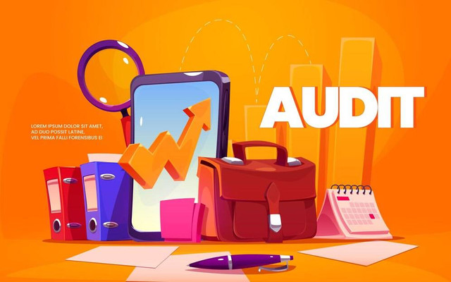 Ilustrasi Audit. Foto: https://www.freepik.com/free-vector/cartoon-audit-banner-design_24241933.htm#fromView=keyword&page=1&position=0&uuid=0ce1ac74-7046-44ba-9a3b-d48454c5ed9d