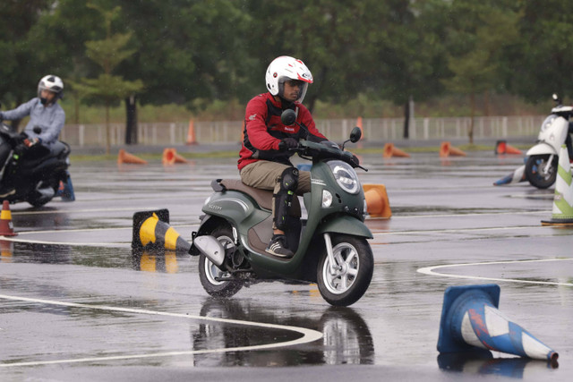 First ride Honda Scoopy terbaru. Foto: Dok. AHM 